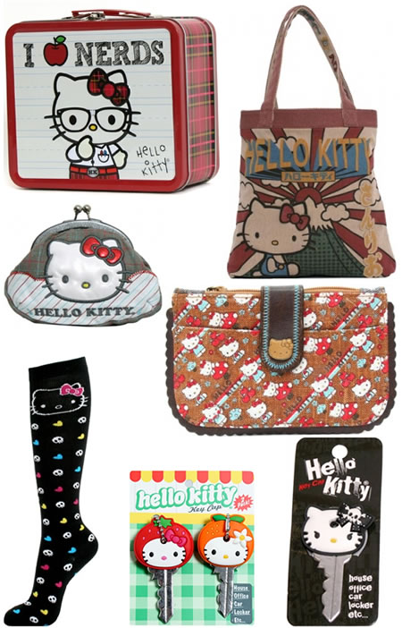 My favourites were the Hello Kitty - “I love nerds” lunch box and the retro 